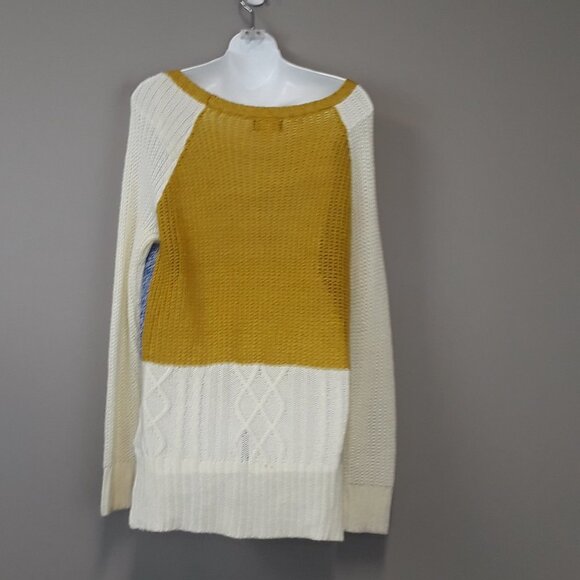 FIFTY Street Blue White Color Block Sweater - Picture 4 of 8